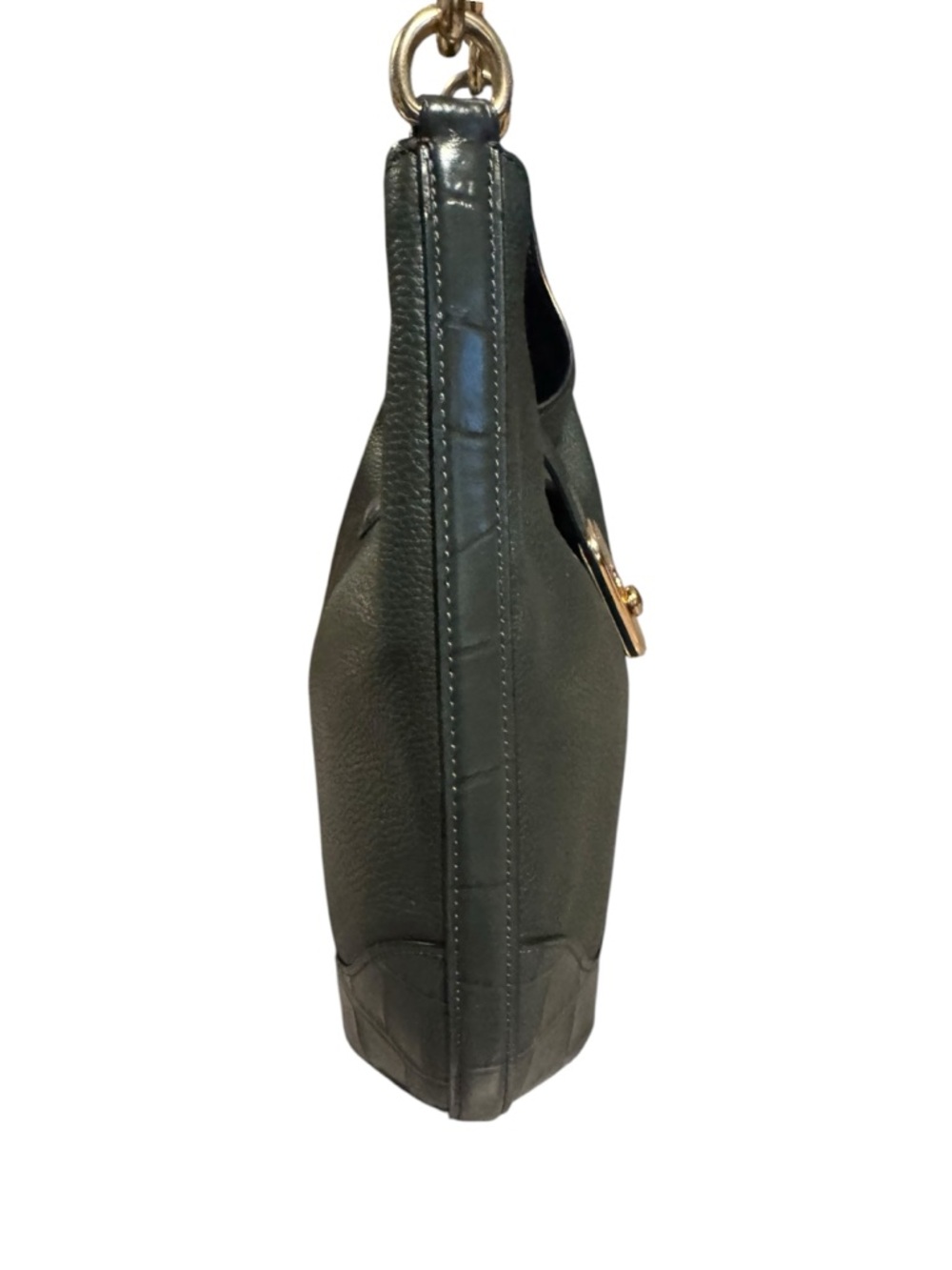 Coach Amber Pebble and Exotic Leather Hobo Shoulder Bag - Picture 7 of 11